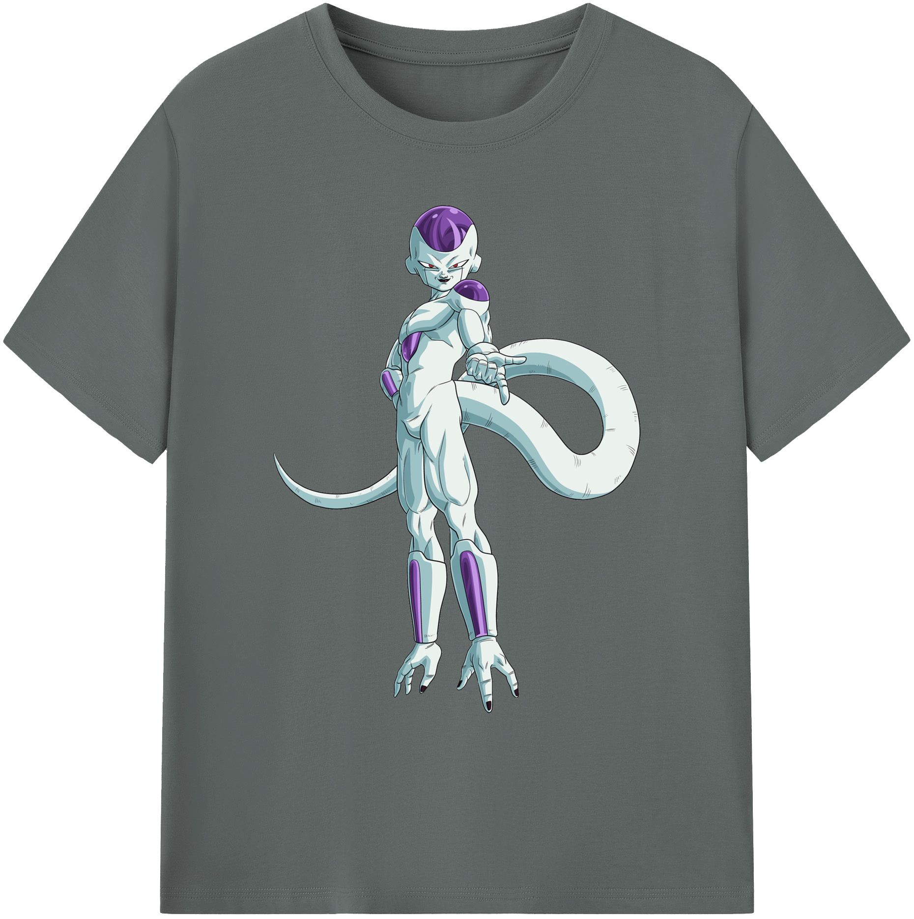 （画像用） ドラゴンボール フリーザ DRAGON BALL Frieza 綿100％ メンズ半袖Tシャツ｜肌触りやわらか＆通気性